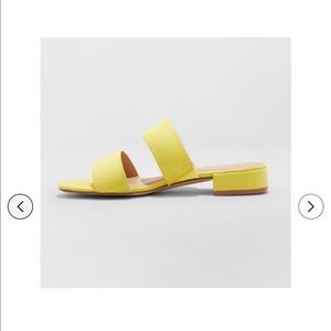 NWT - Yellow Slide Sandals